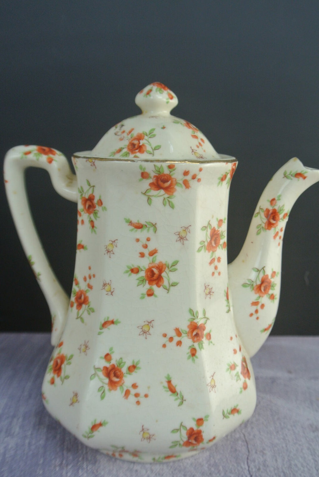 Vintage 3 Piece Floral Tea Set By MM by Moriyama Morimachi Japan
