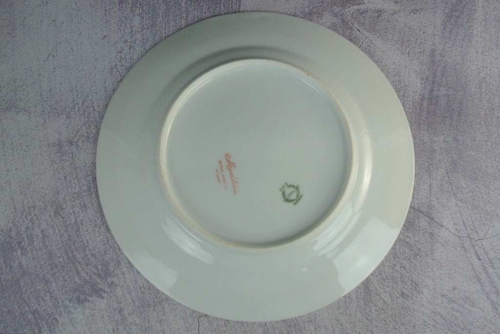 Vintage O&EG Royal Austria Meridian Gold Trim Luncheon Plates Set Of 5
