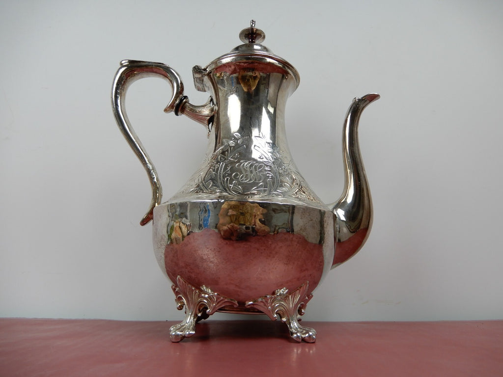 Vintage Atkinson Bros Series 9021 Model #2253 Silver-Plated Pitcher