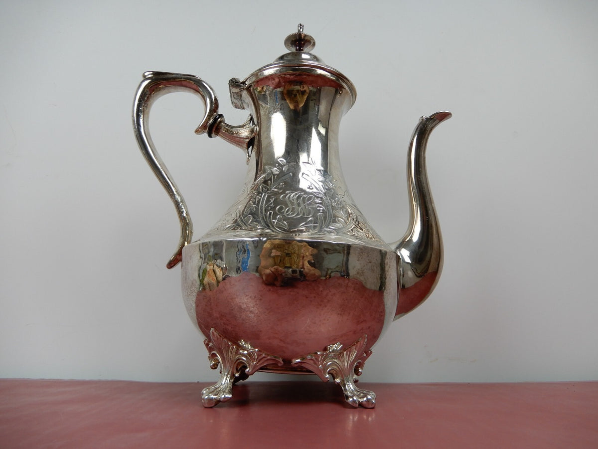 Vintage Atkinson Bros Series 9021 Model #2253 Silver-Plated Pitcher