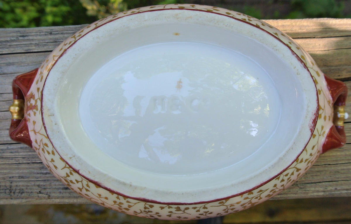 Vintage H&Co. Haviland Co Chintz Vegetable Bowl with Lid