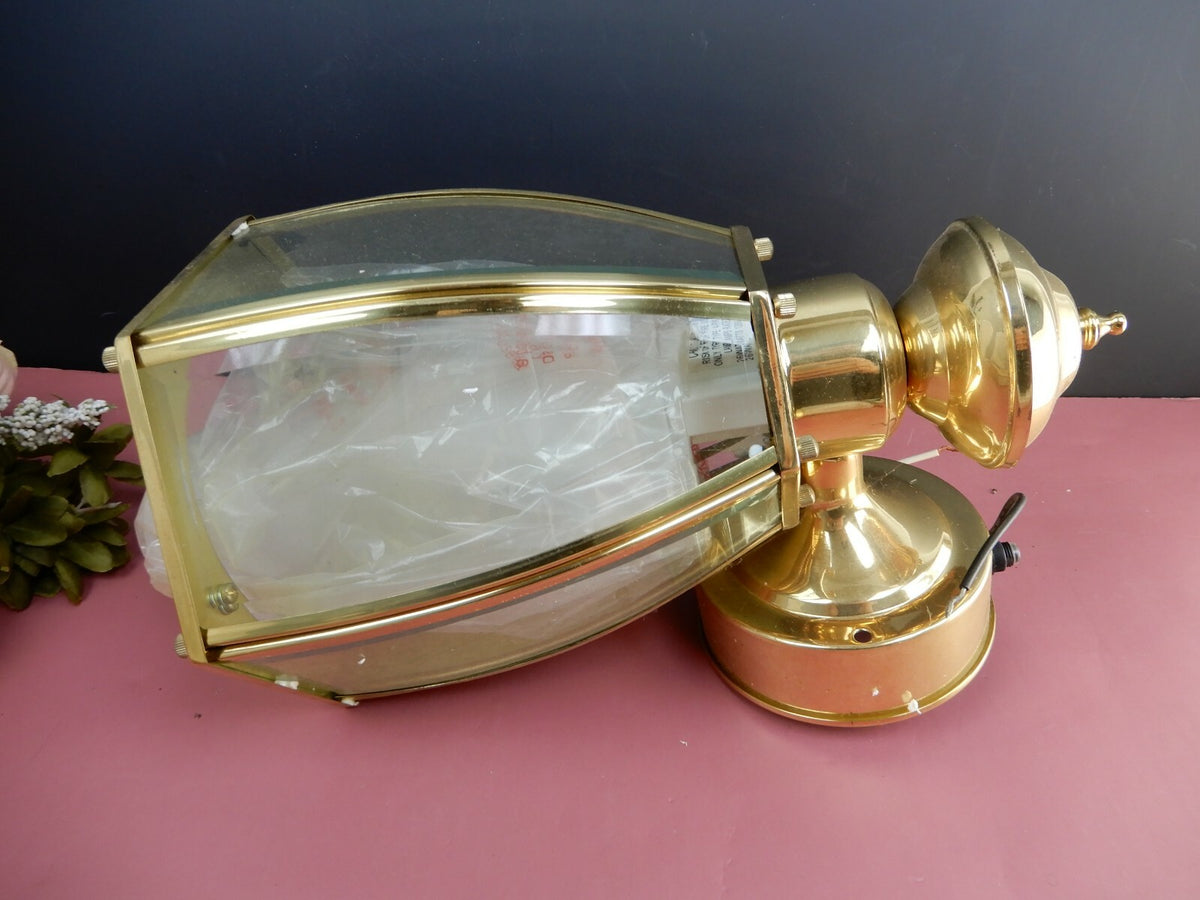 Portfolio Solid Brass Outdoor Lighting Wall Fixture G8626-PB-I