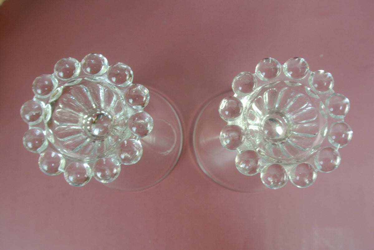 Vintage Anchor Hocking Boopie Hobnail Juice Glasses Set Of 4