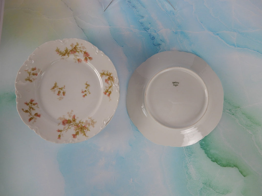 Vintage Haviland Limoges Schleiger 41 Made in France Set of Four 7-3/8" Plates