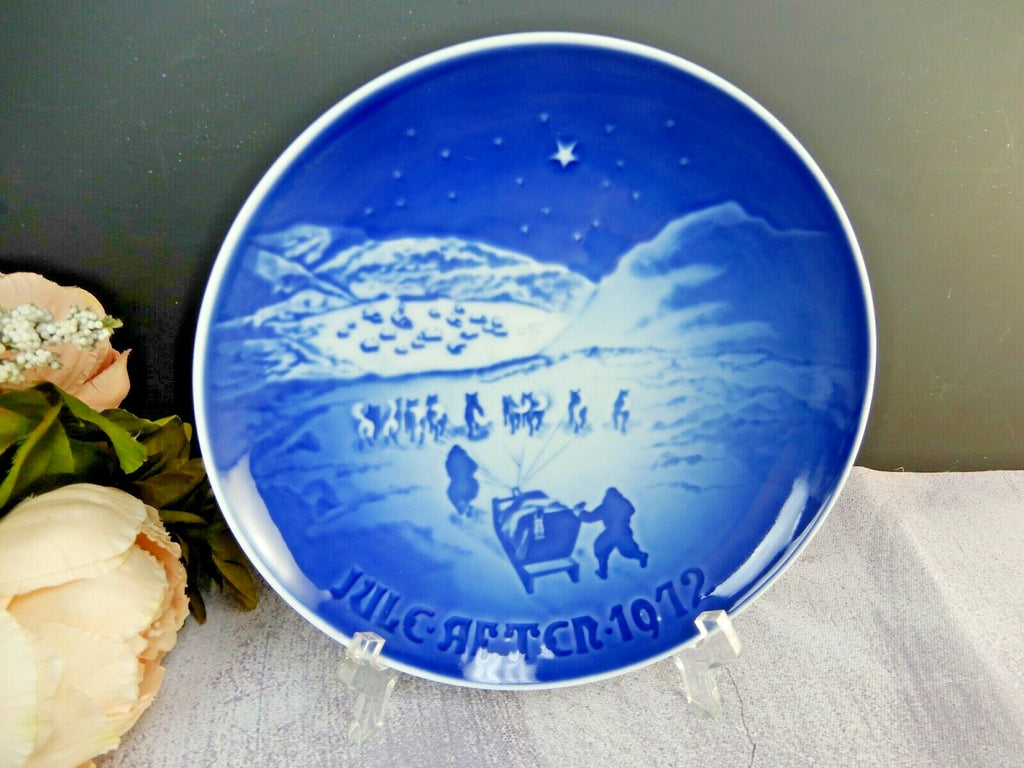 Set Of 5 Bing & Grondahl 1969, 1972-1975 Annual Christmas Decorative Plates
