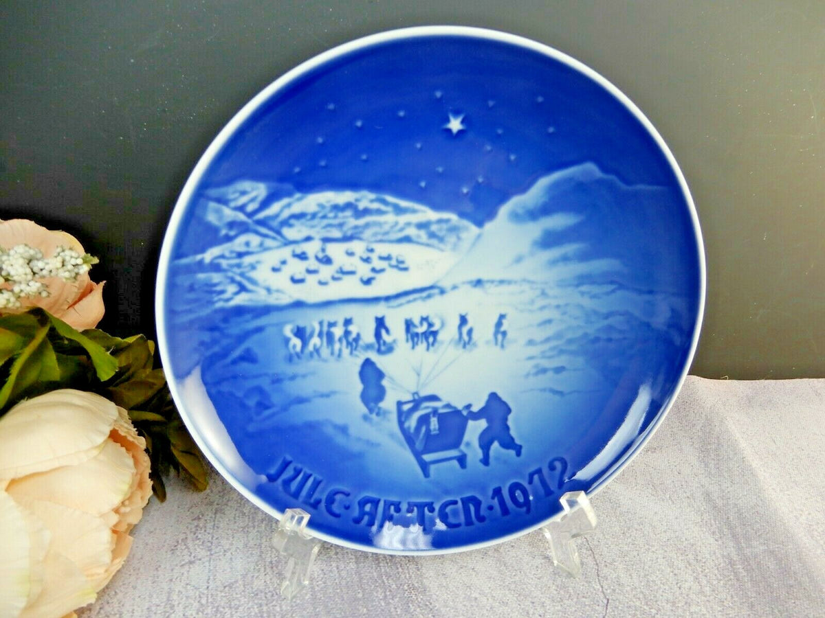 Set Of 5 Bing & Grondahl 1969, 1972-1975 Annual Christmas Decorative Plates