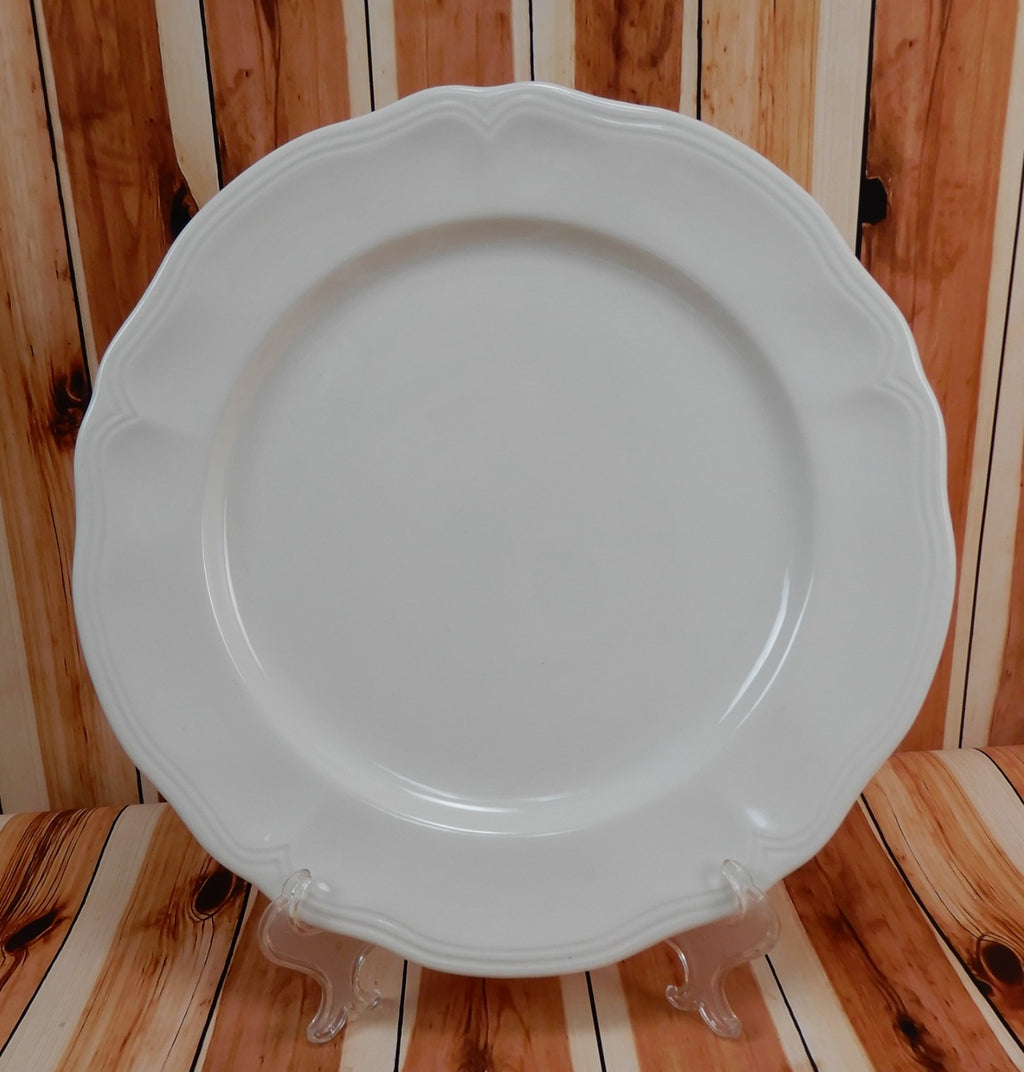 Federalist Ironstone White Made in Japan Round Cake Plates and Two Serving Bowls