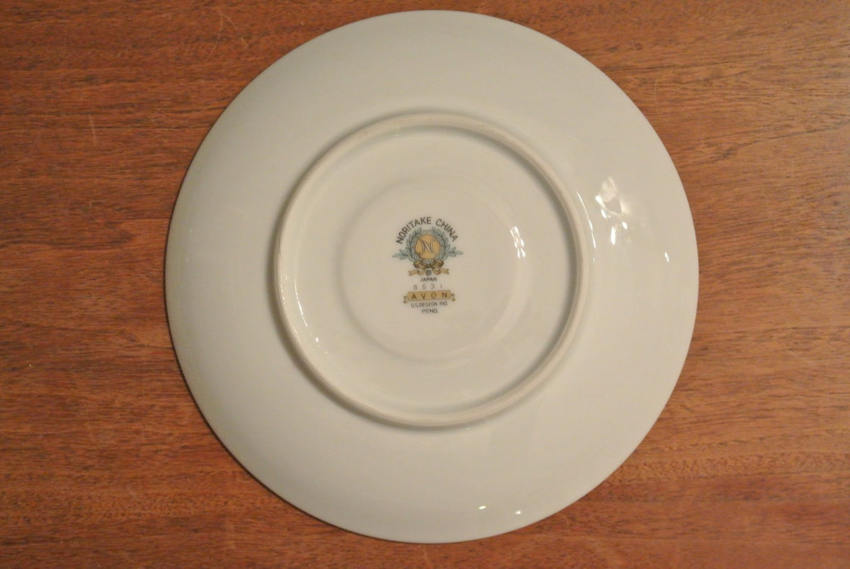 Set of 4 NORITAKE China AVON 5531 Pattern Tea/Coffee Cups and Saucers