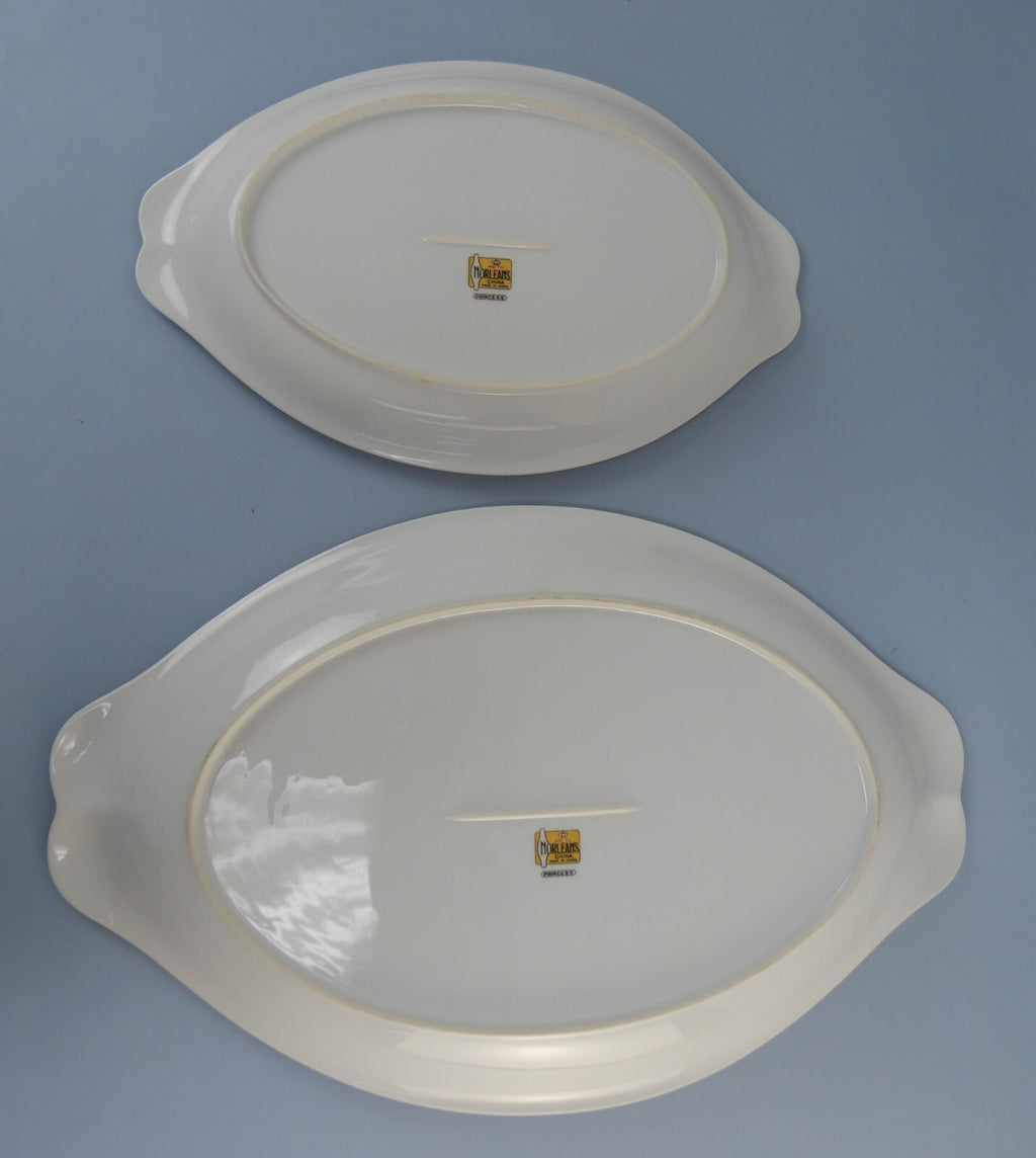 Vintage Meito Norleans China "Princess" 17-1/4" Platter and 13" Platter