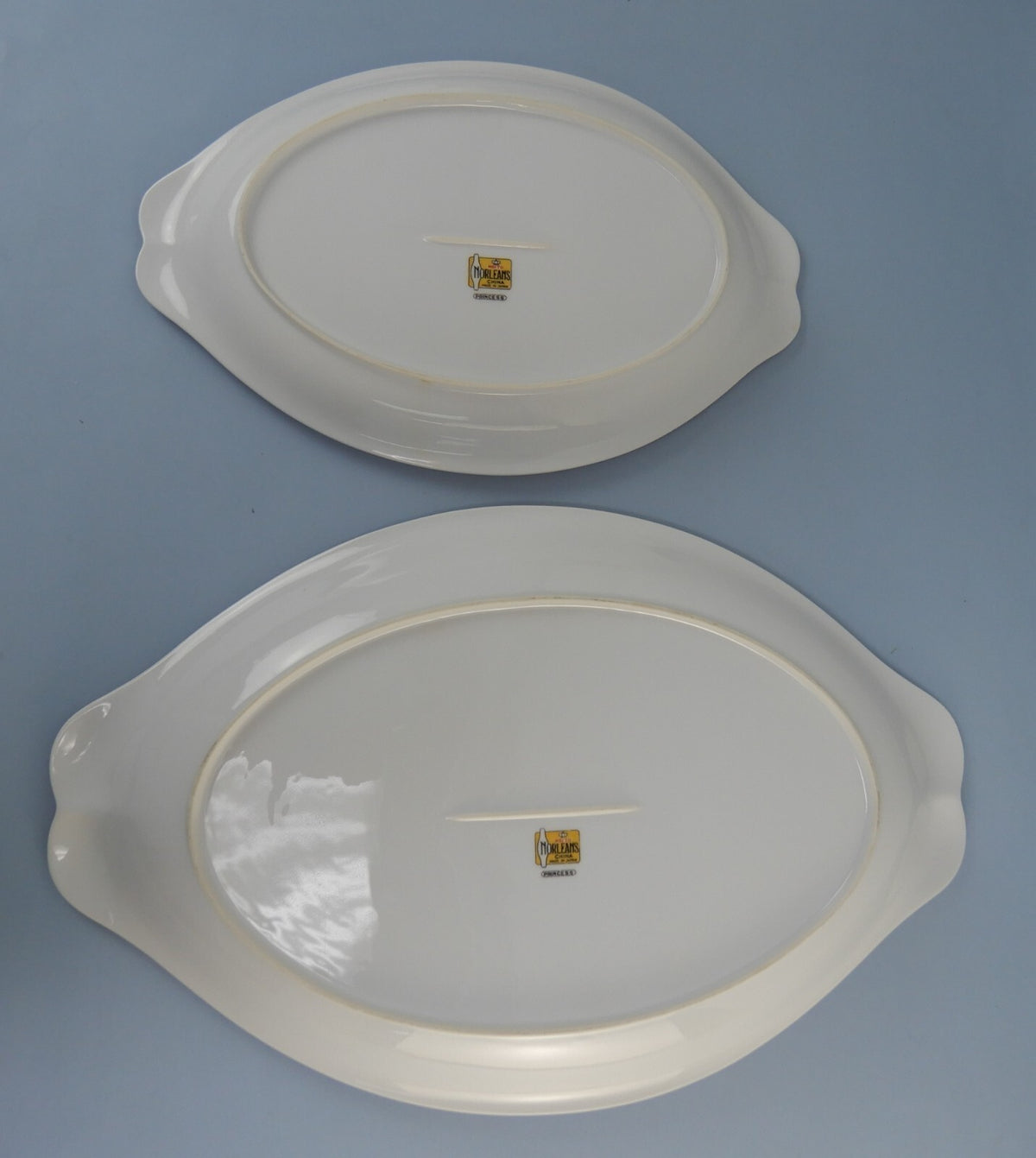 Vintage Meito Norleans China "Princess" 17-1/4" Platter and 13" Platter