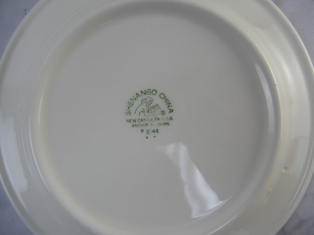 Vintage Shenango China Ware New Castle, Pa Set of 4 Cups,4 Saucers,4 Plates