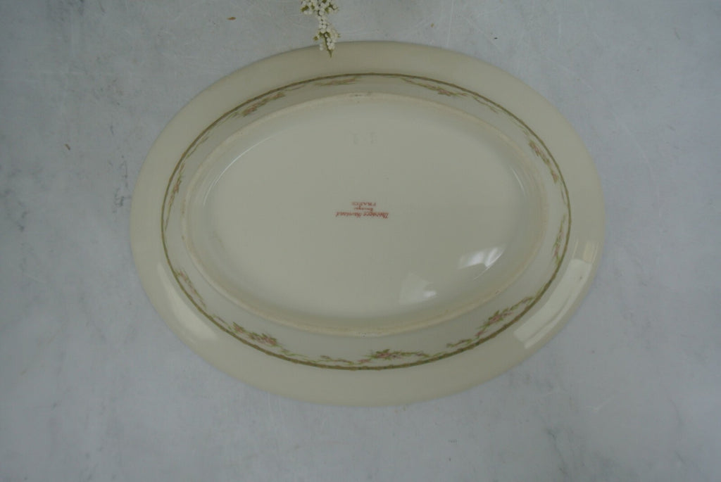 Vintage Theodore Haviland Limoges Oval Vegetable Bowl