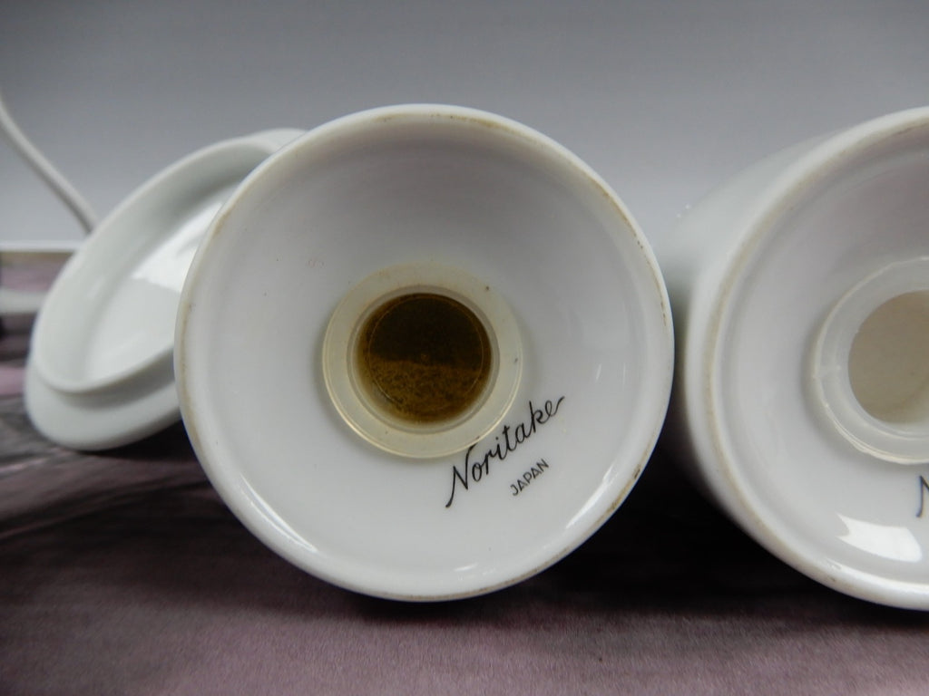 Vintage Set of Noritake "Mirano" 6878-Creamer,Sugar Bowl, Salt & Pepper Shaker