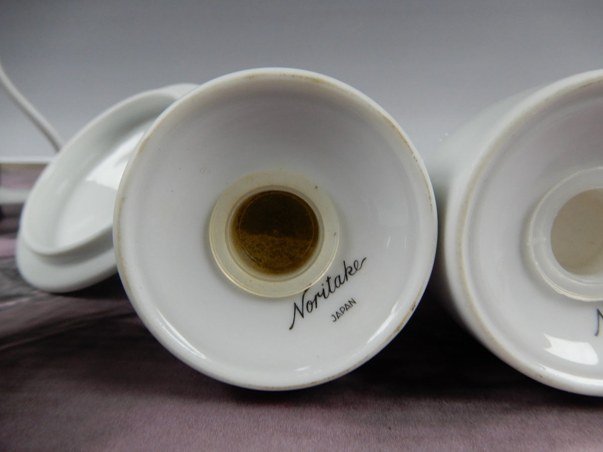 Vintage Set of Noritake "Mirano" 6878-Creamer,Sugar Bowl, Salt & Pepper Shaker