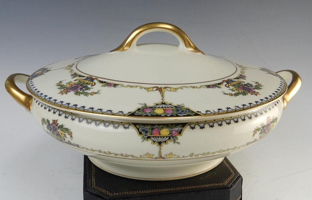 Vintage 1920 Noritake China Ivory "Colonade" Round Vegetable Serving Bowl