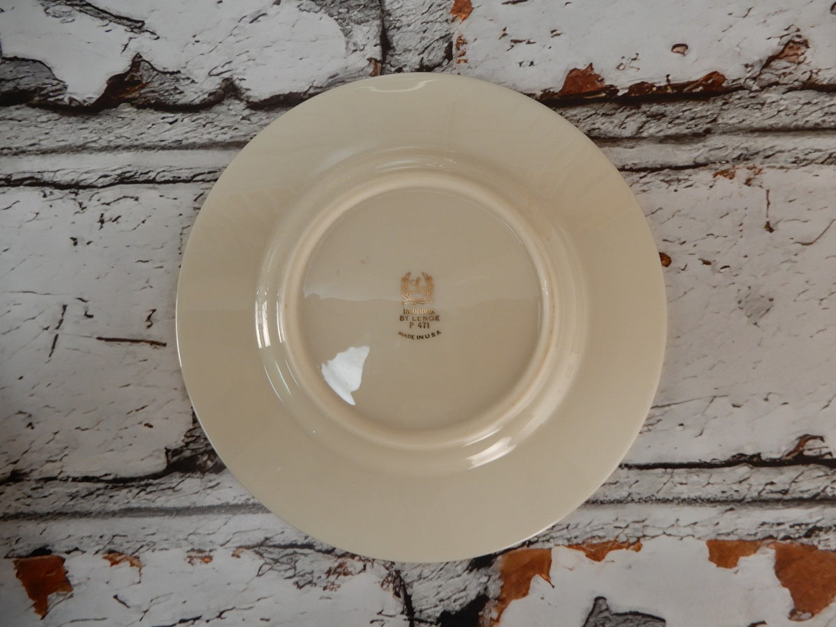 ~5 Replacement Plates Lenox Rhodora P471 Pattern Dinner,Salad,B/B Plates