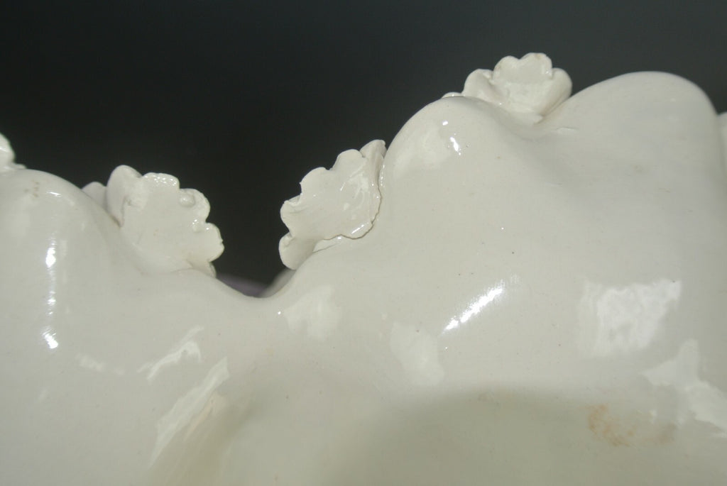 Ceramic Double Candlebra Clamshell Base Baby Cherub Babies Sitting on Dolphins