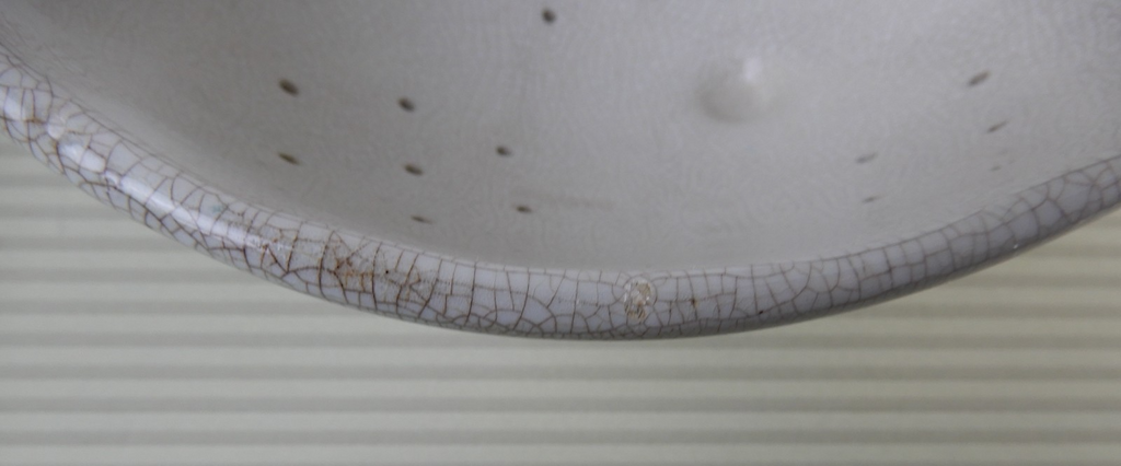Ceramiche ABC Bassano Footed Colander/Strainer Made In Italy Hand Painted