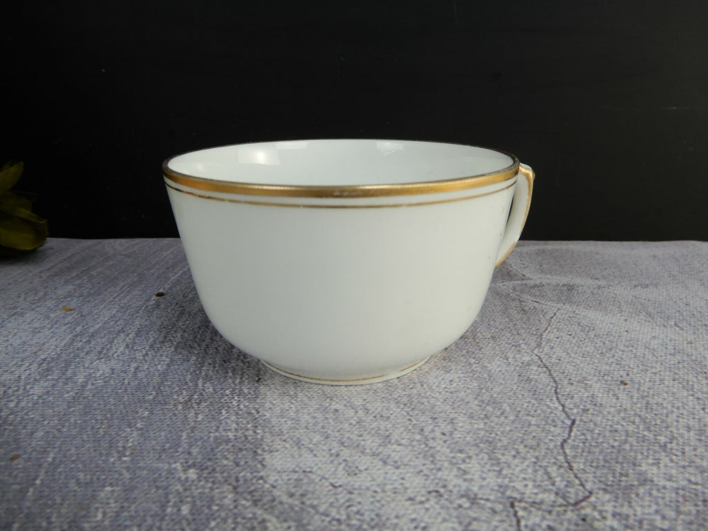 Vintage D&C Delinieres and Cie.Gold Rimmed Tea /Coffee Cups Set Of 5 No saucers