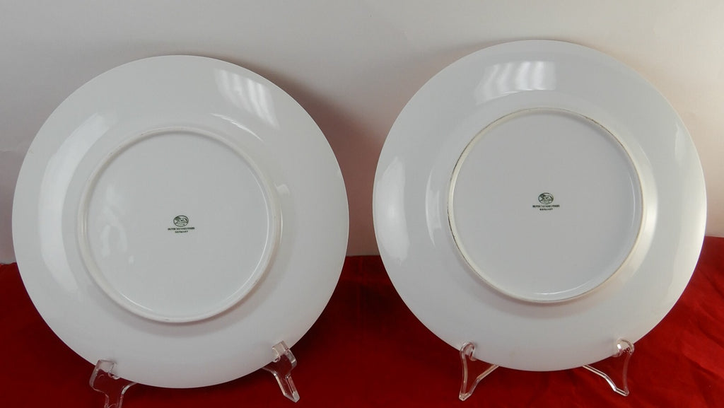 Hutschenreuther Christmas Dinner Decorative Plates "Musical angels and Santa"