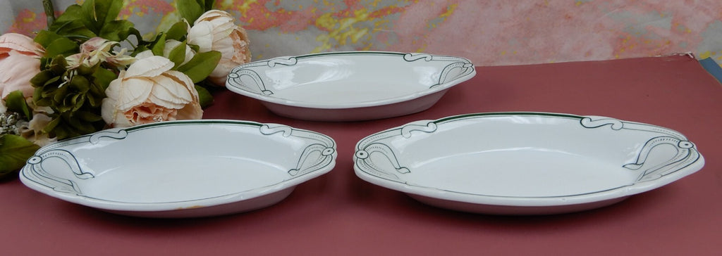Set of 3 Heinrich H&C Selb Bavaria Ironstone Relish/Celery Dish