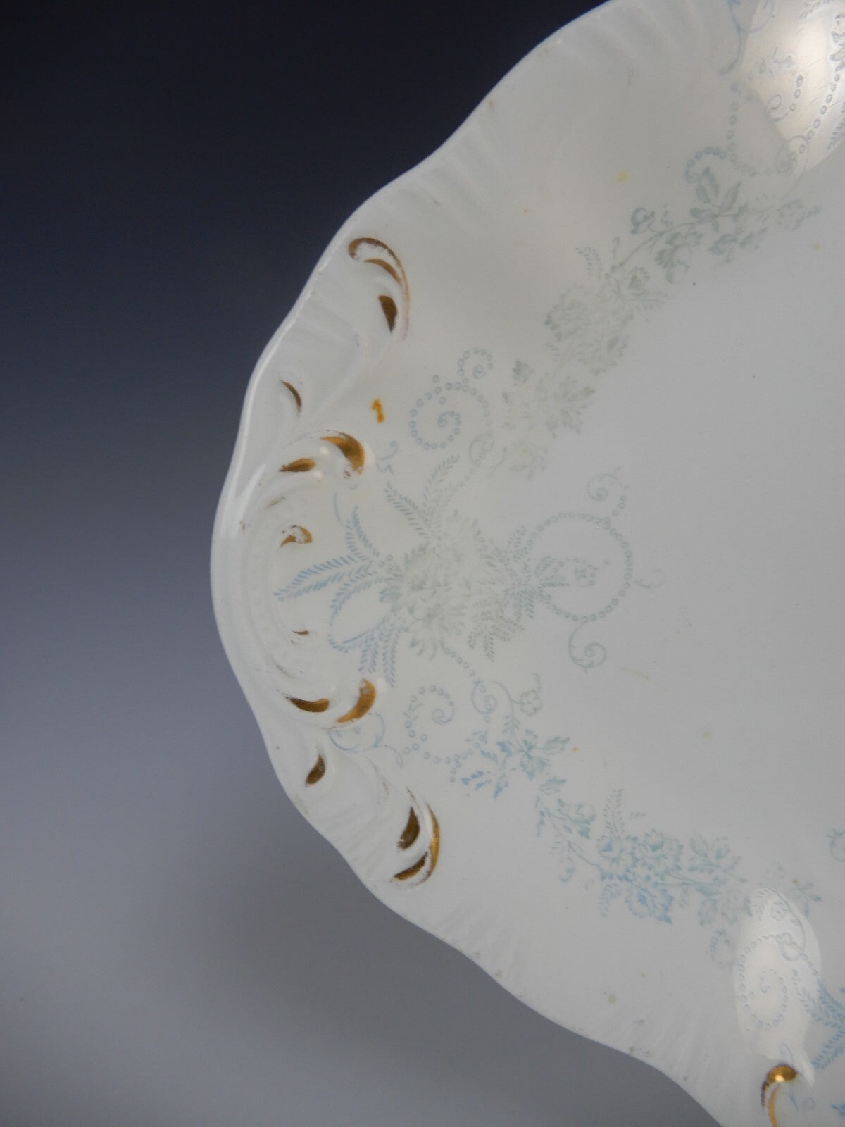 Antique W.H Grindley & Co. England Gloria pattern 14" Platter Made in England
