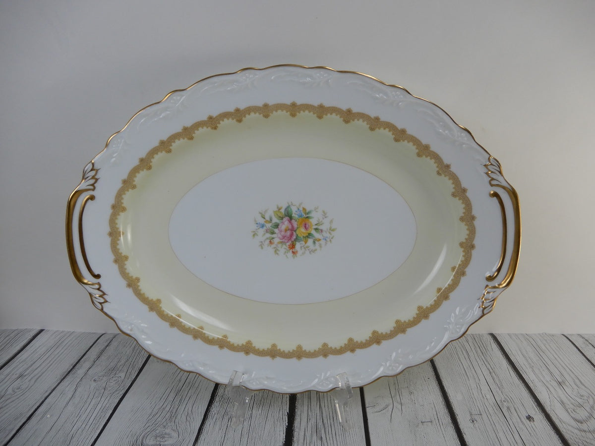 Vintage Noritake China "Schenley " Pattern Japan ~Two Platters, One Oval Bowl