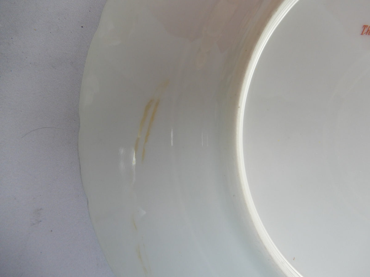 Vintage Theodore Haviland Limoges Porcelain Set of Two 8" Salad Plates