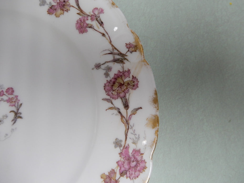 Antique Haviland Limoges France Set of Four 8-1/2" Luncheon Plates