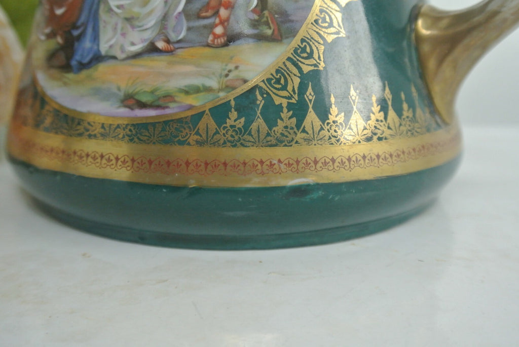 Vintage Habsburg  Austria Pitcher with Portrait