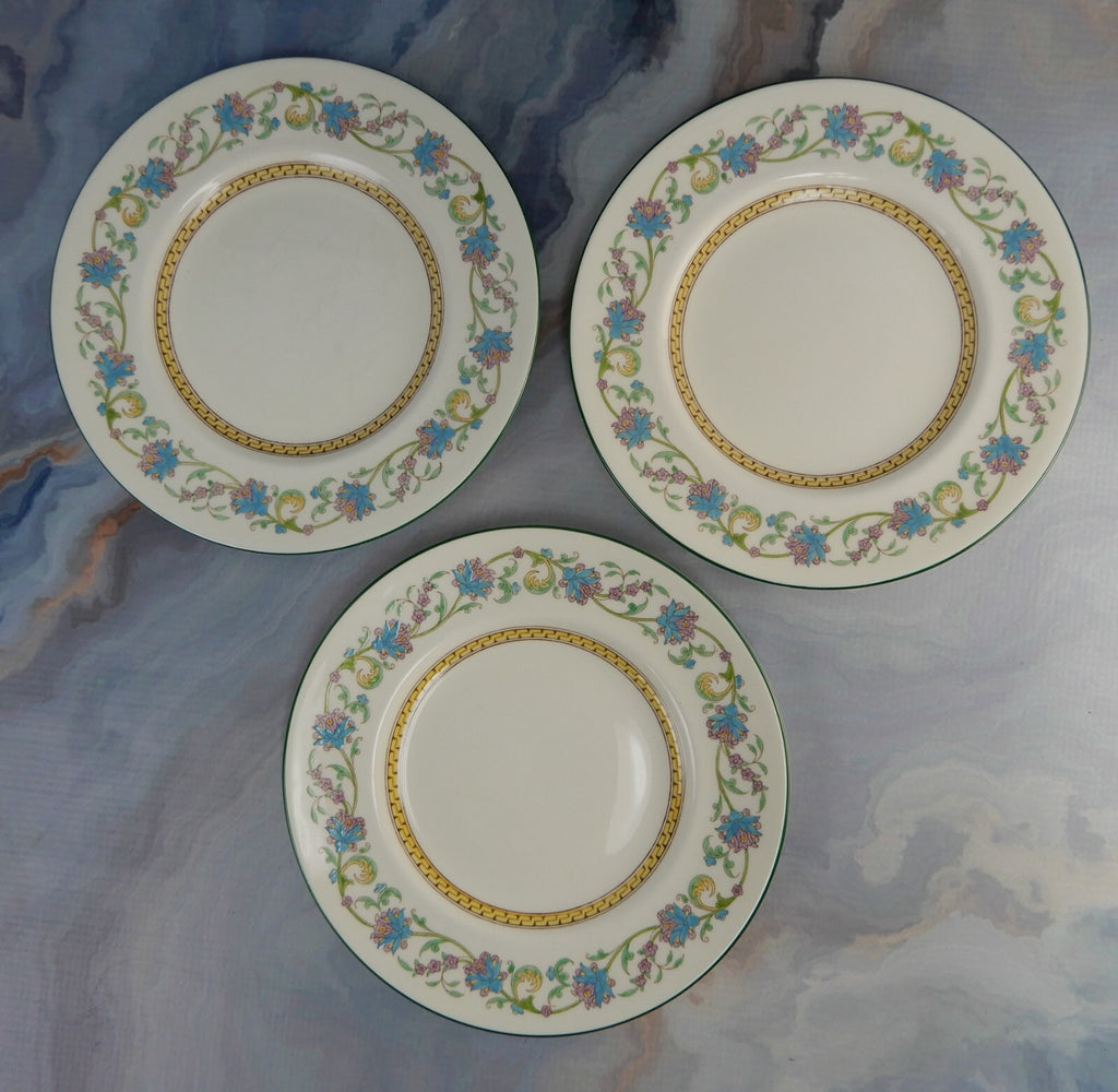 Wedgwood "Shah" w734  Set of 3 Salads Plates Made in England