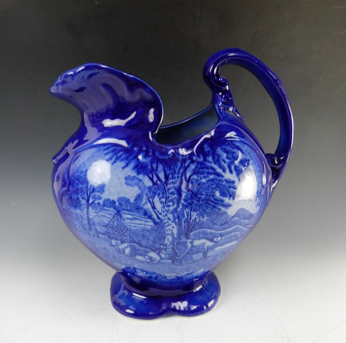 Reproduction of Victorian Flo Blue Homestead Wash /Basin Pitcher Made in England