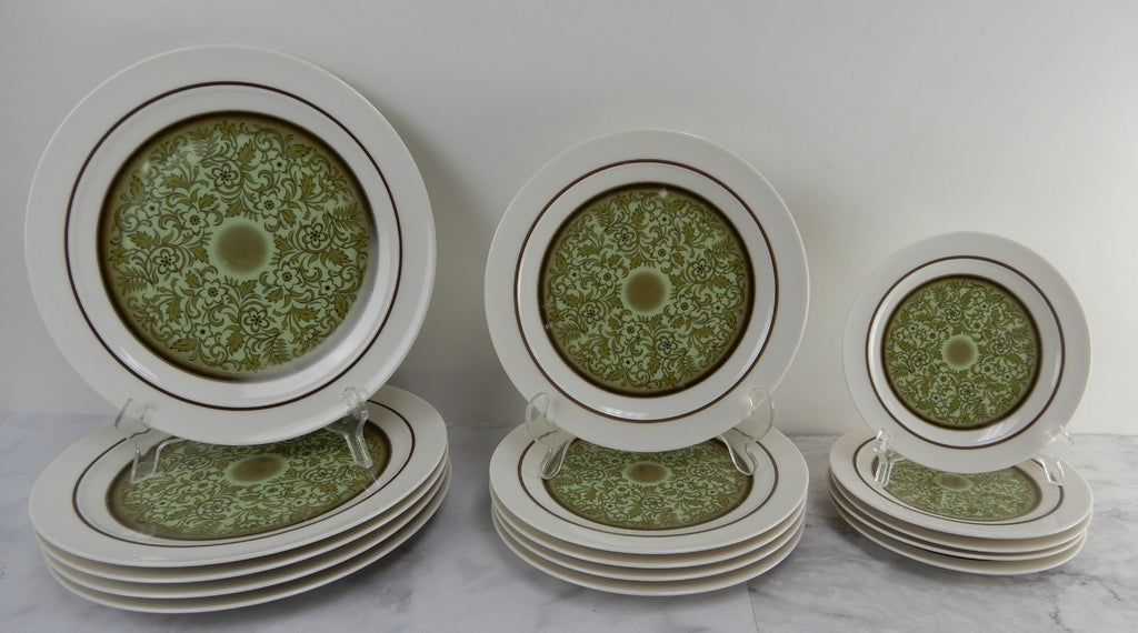 25 Pc 5-Piece 5 Place Setting Noritake Expression China Japan "Moon Valley" 7044