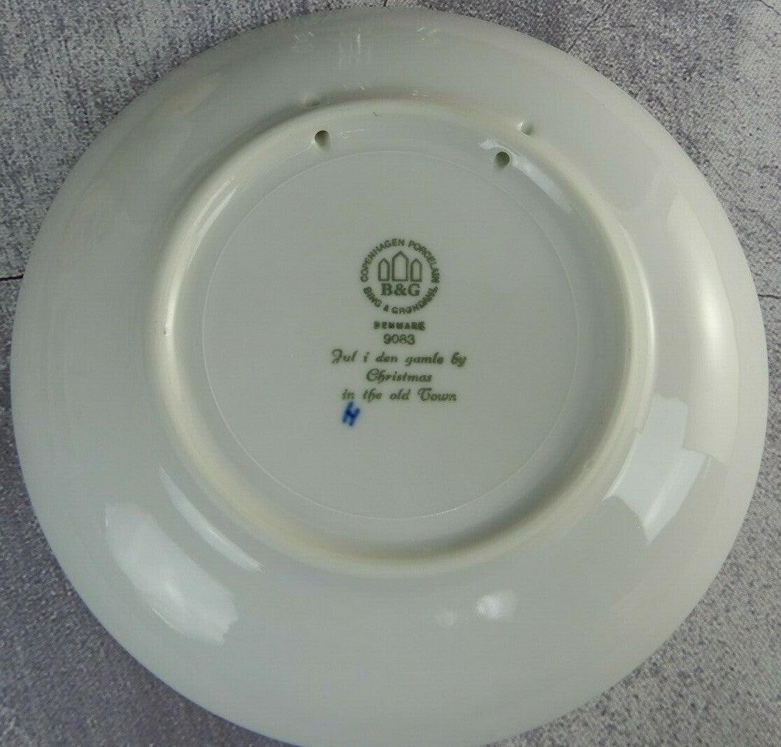 Set Of 5 Bing & Grondahl 1980-84 Annual Holiday Christmas Decorative Plates
