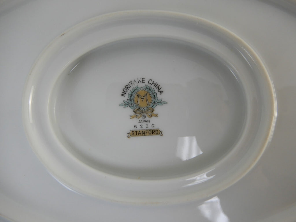 Servaware Set Noritake "Stanford 5220" Gravy Boat, Creamer and Sugar Bowl