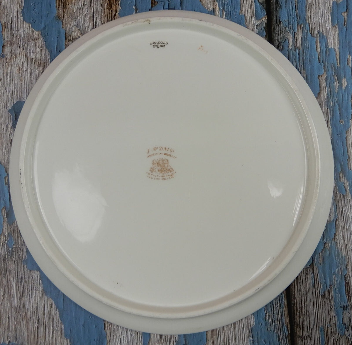 Vintage Cauldon England Potters to her Majesty 10-3/4" Cake Plate
