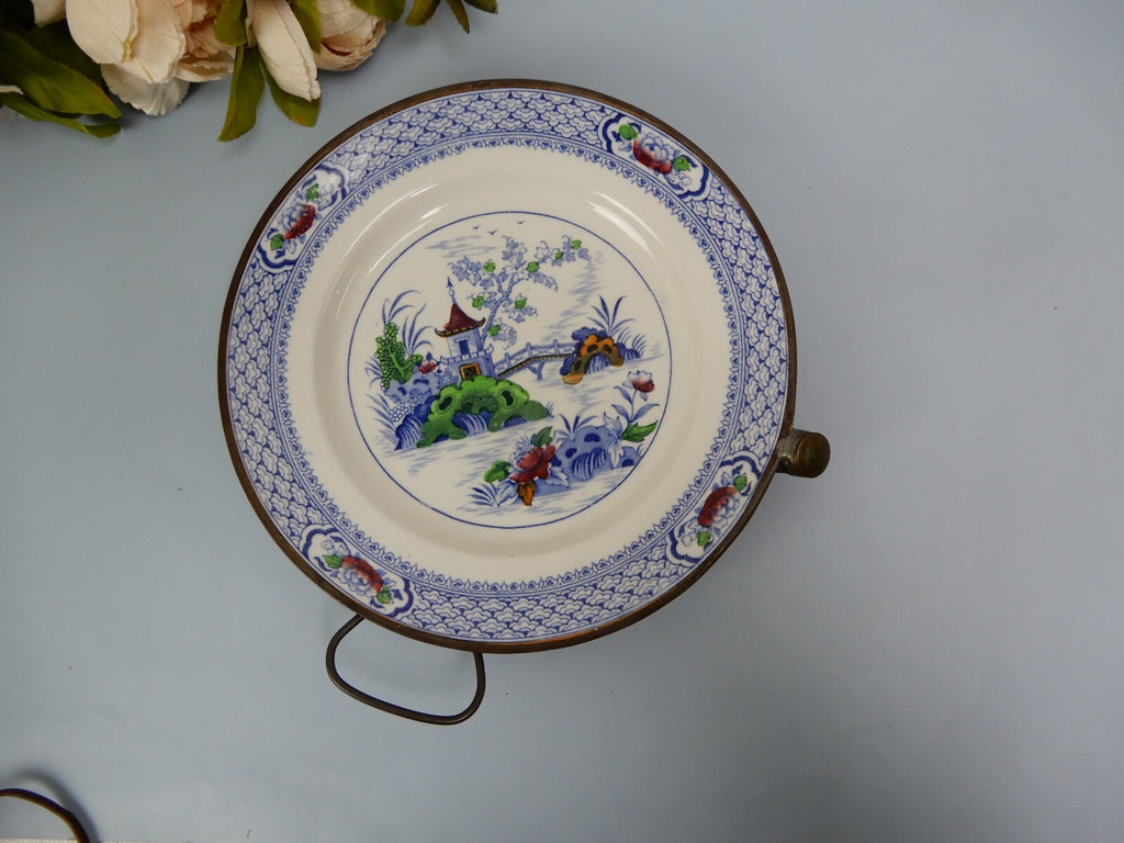 Royal Venton Ware KATO John Steventon & Son Oriental with Metal Warming Plate