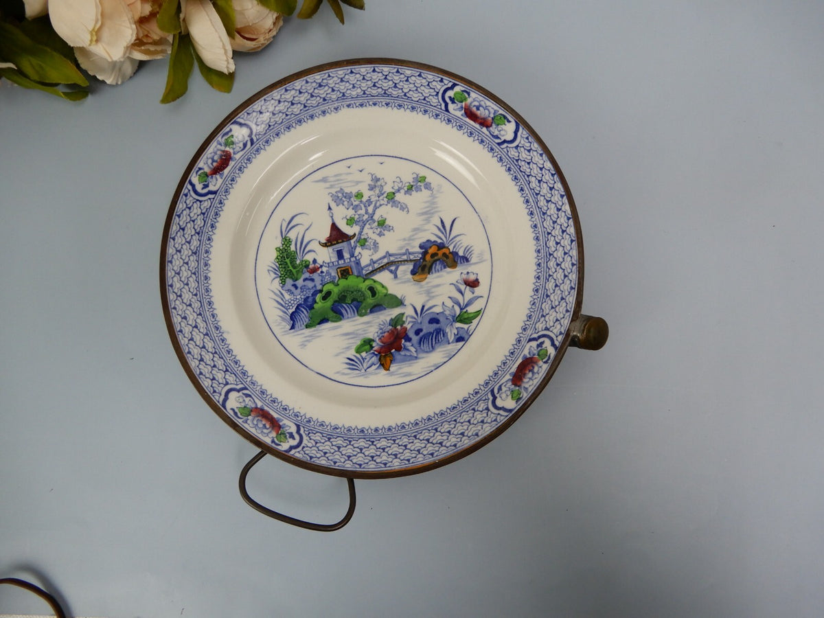 Royal Venton Ware KATO John Steventon & Son Oriental with Metal Warming Plate