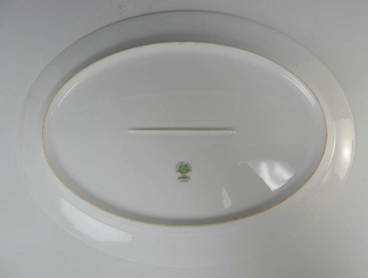 Vintage Noritake Floral Bouquet "Plaza" 16-1/4" Serving Platter