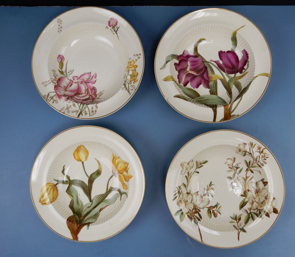 Vintage CJ & Sons China England Set of 4 Soup Bowls