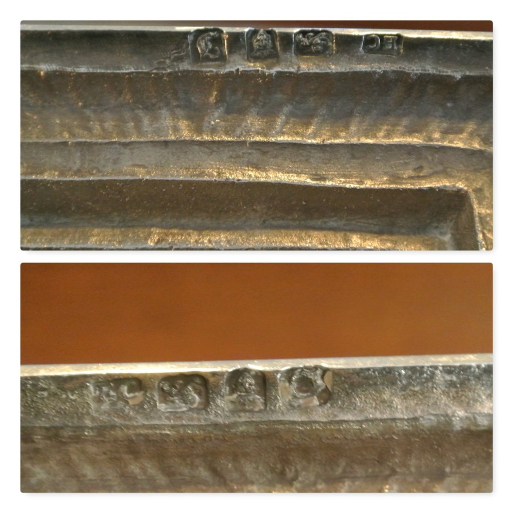 Antique Pair of George III Ebenezer Coker Silver Candlesticks - London 1760's