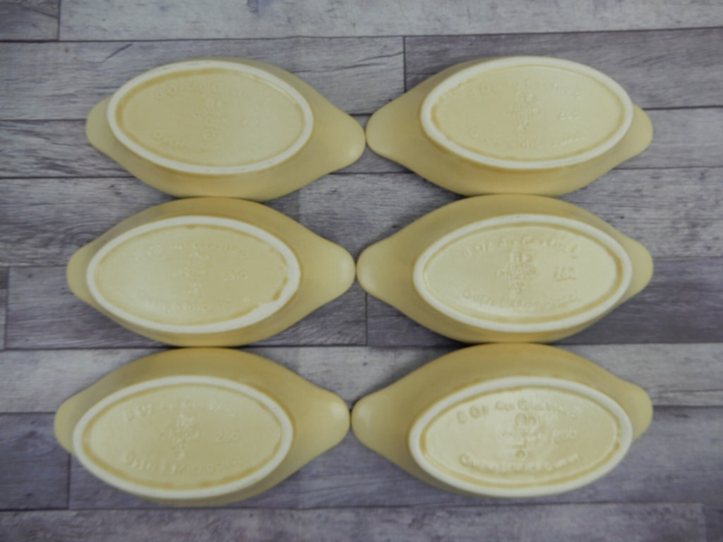 Set of Six (6) Vintage Pfaltzgraff USA 8 oz. Au Gratin 8" Dishes (Model #260)