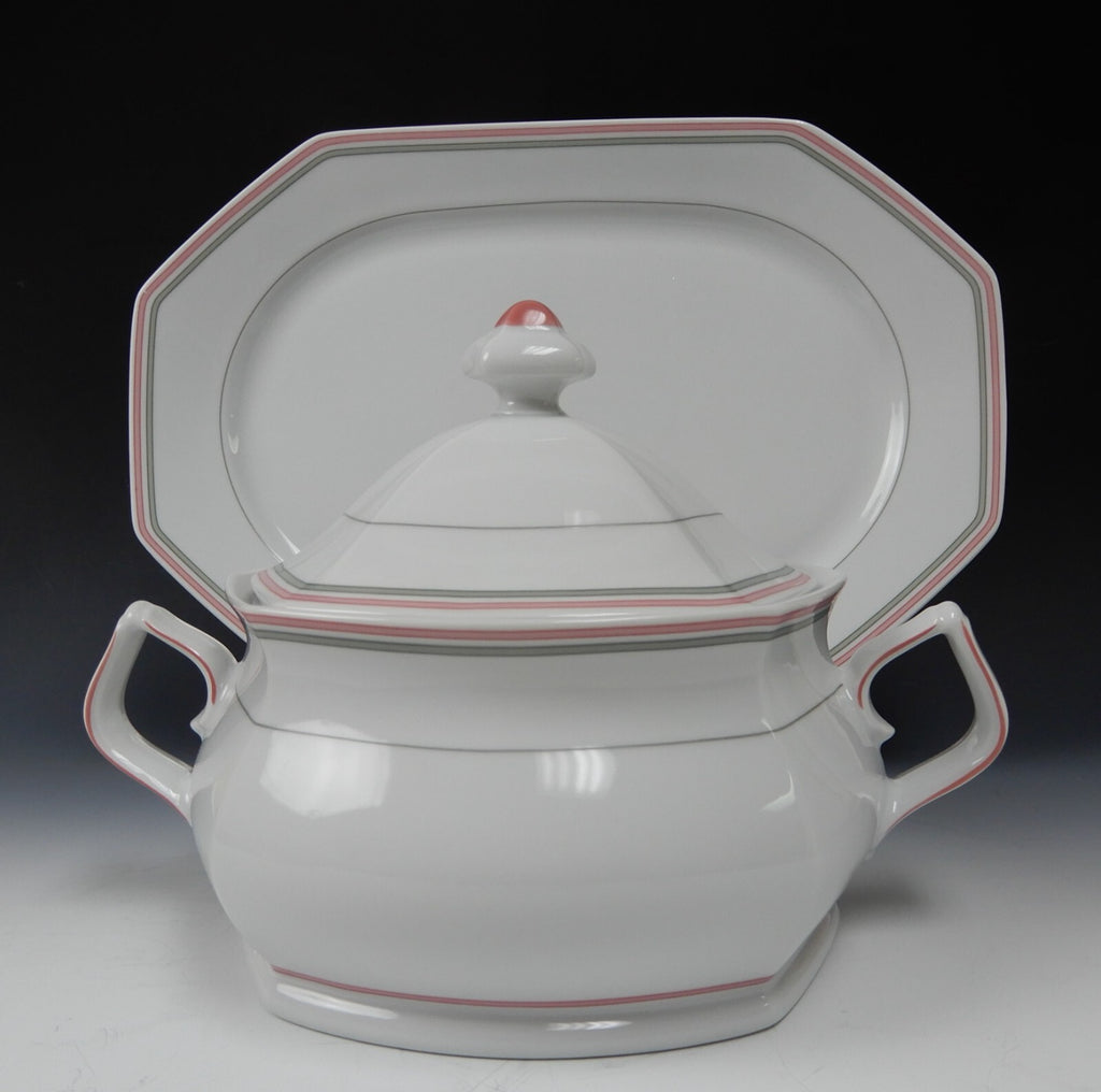 Winterling Marktleuthen Bavaria Decor Spülmaschinenfest Platter, Lidded Bowl