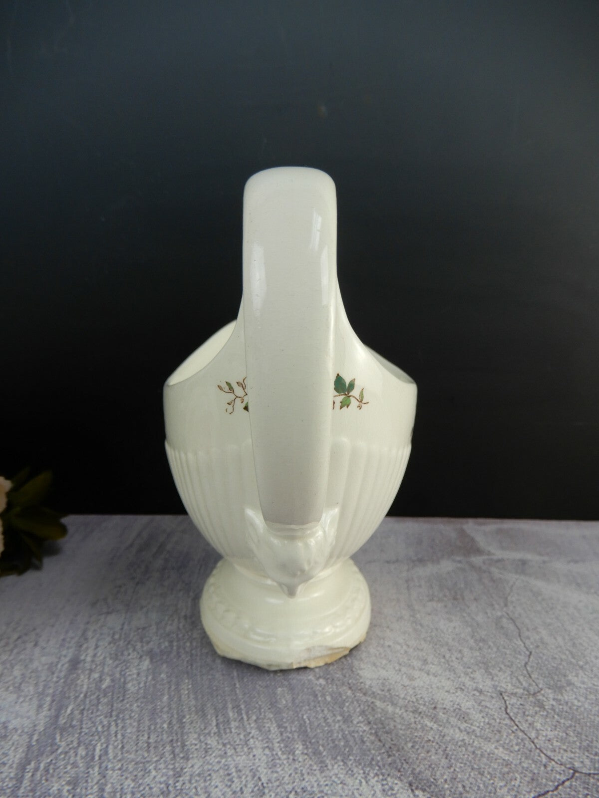 Vintage Wedgewood 'Conway' Gravy Boat And Creamer