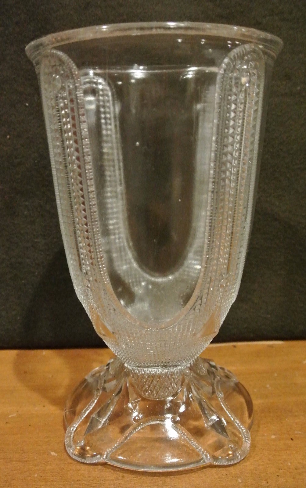Curtain Tie Back Spooner Early American Pattern Glass Adams & Co Glass, Bowl