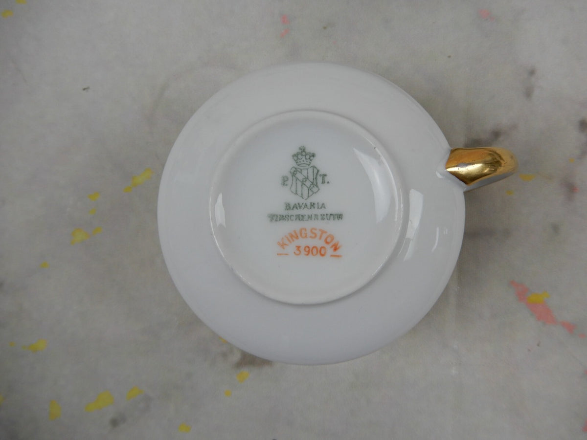 15 Piece Vintage Tirschenreuth Bavaria Kingston Cups,Saucers and Sandwich Plates