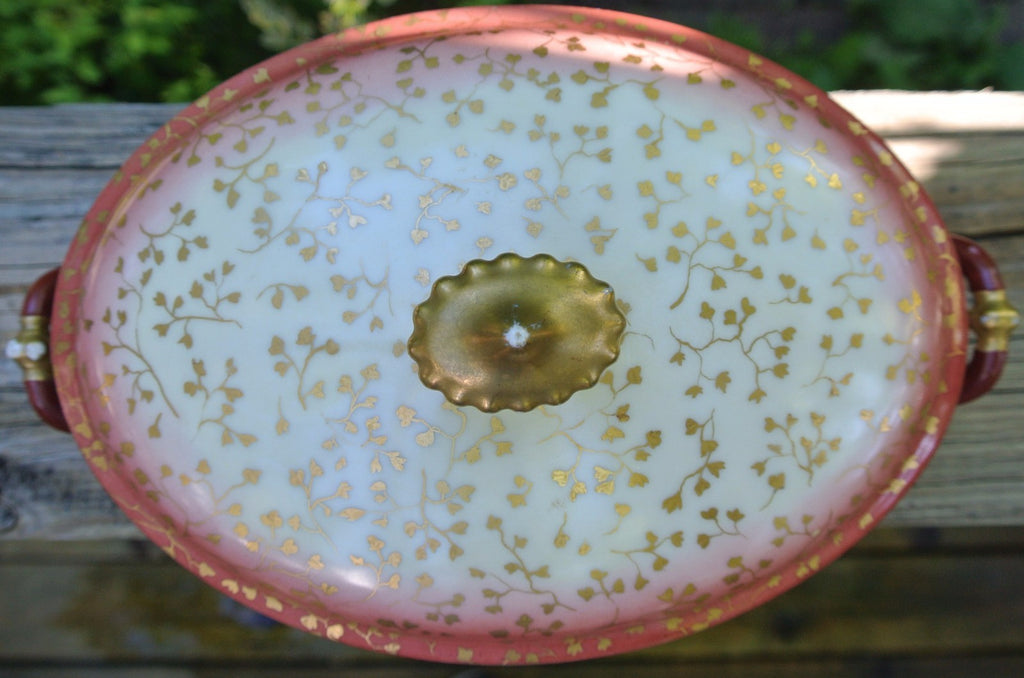 Vintage H&Co. Haviland Co Chintz Vegetable Bowl with Lid