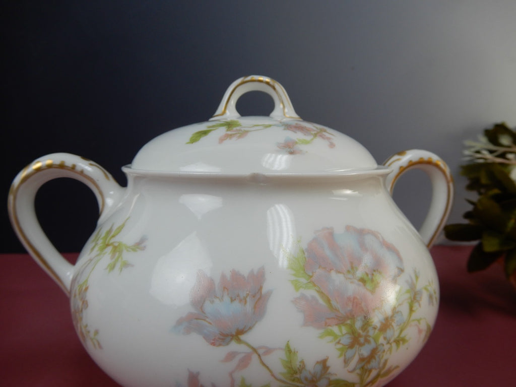 Vintage Haviland Limoges Schleiger 79,Gravy Boat,Sugar Bowl & Creamer