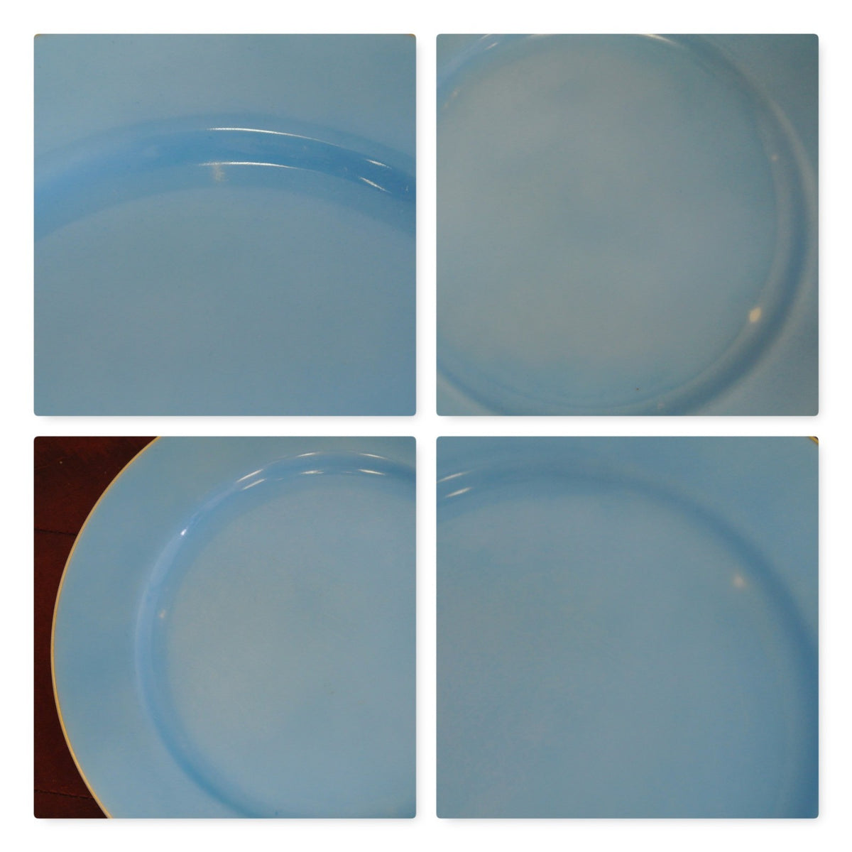 ~~`Set of 4 Noritake Blue Morimura China Cup and Saucer and Dessert Plate~~~B