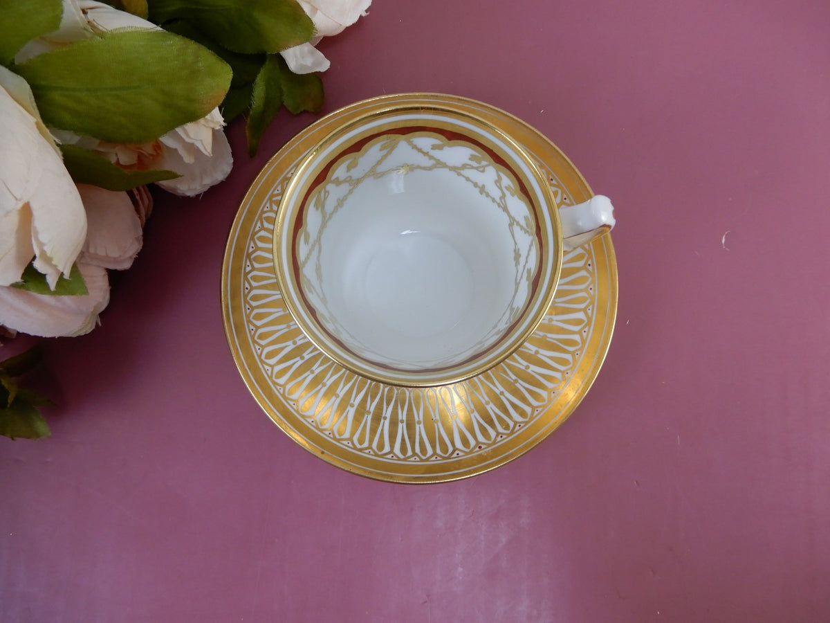 Vintage Royal Chelsea Cathedral Pattern England Cup & Saucer